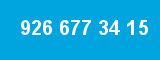 926 677 34 15 926 677 34 15